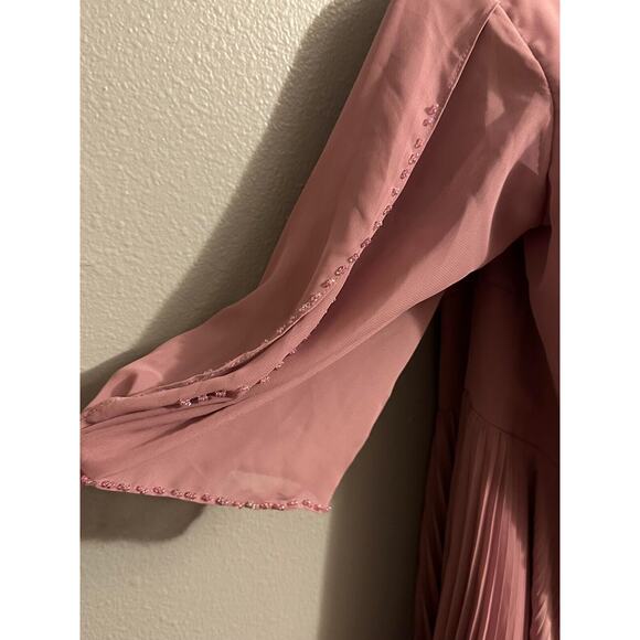 LanTing Bride Midi Dress Mother Of Bride/Groom Bridesmaid Lined V Neck NWT - Picture 3 of 13